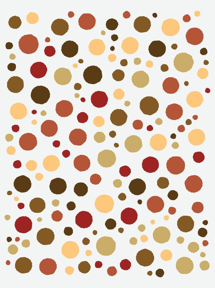 earth tone Dotted pattern vector