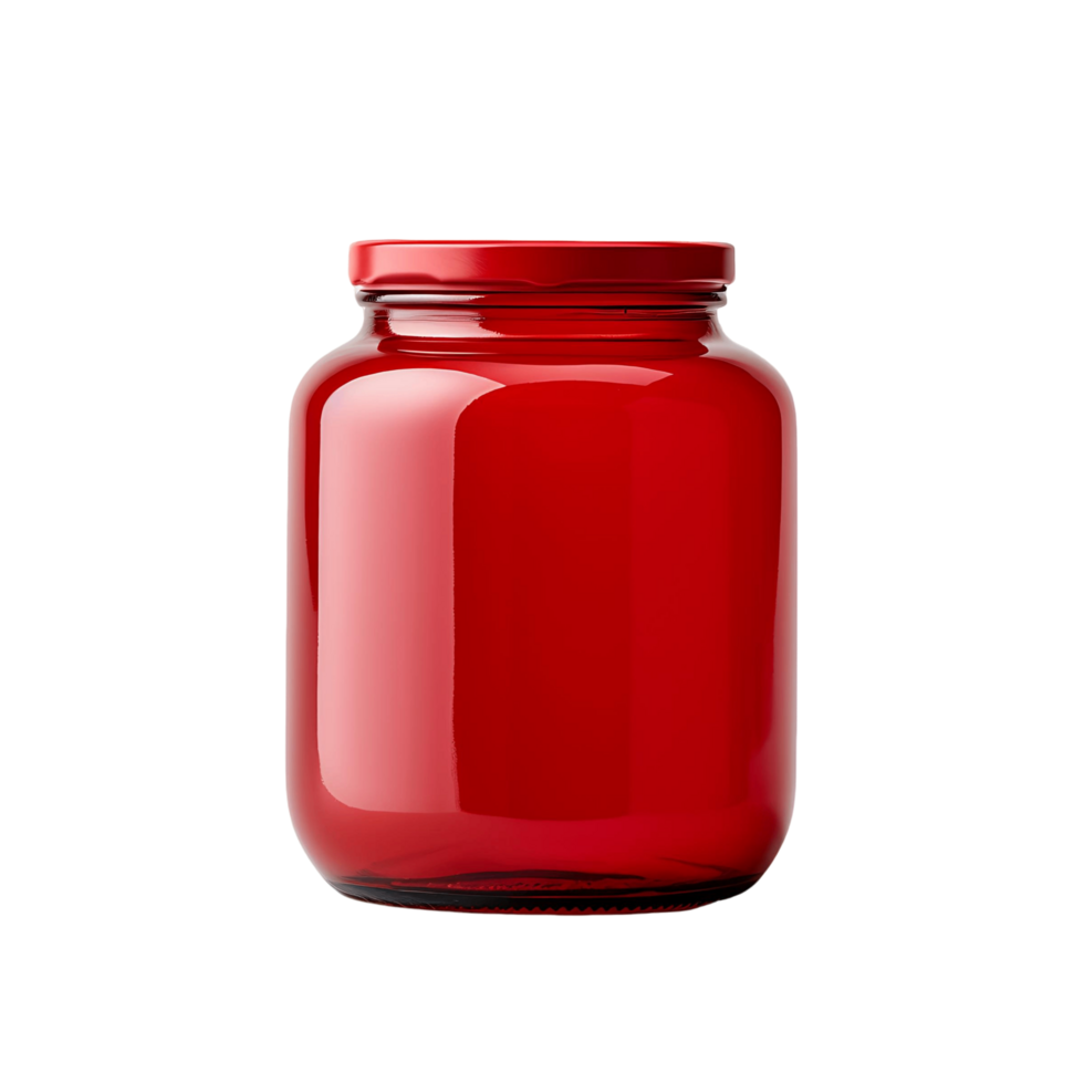 AI generated Isolated Glass Jar, Ensuring a Clean and Classic Appearance png