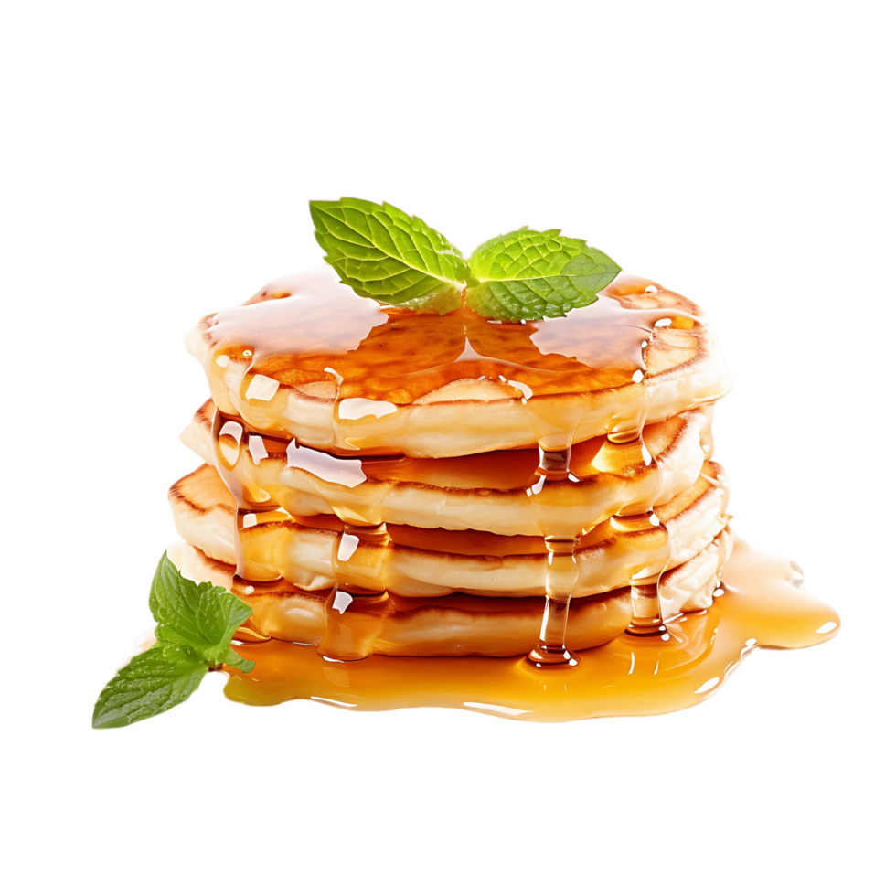 AI generated Syrup Clipping Path for Detailed Customization in Culinary Projects png