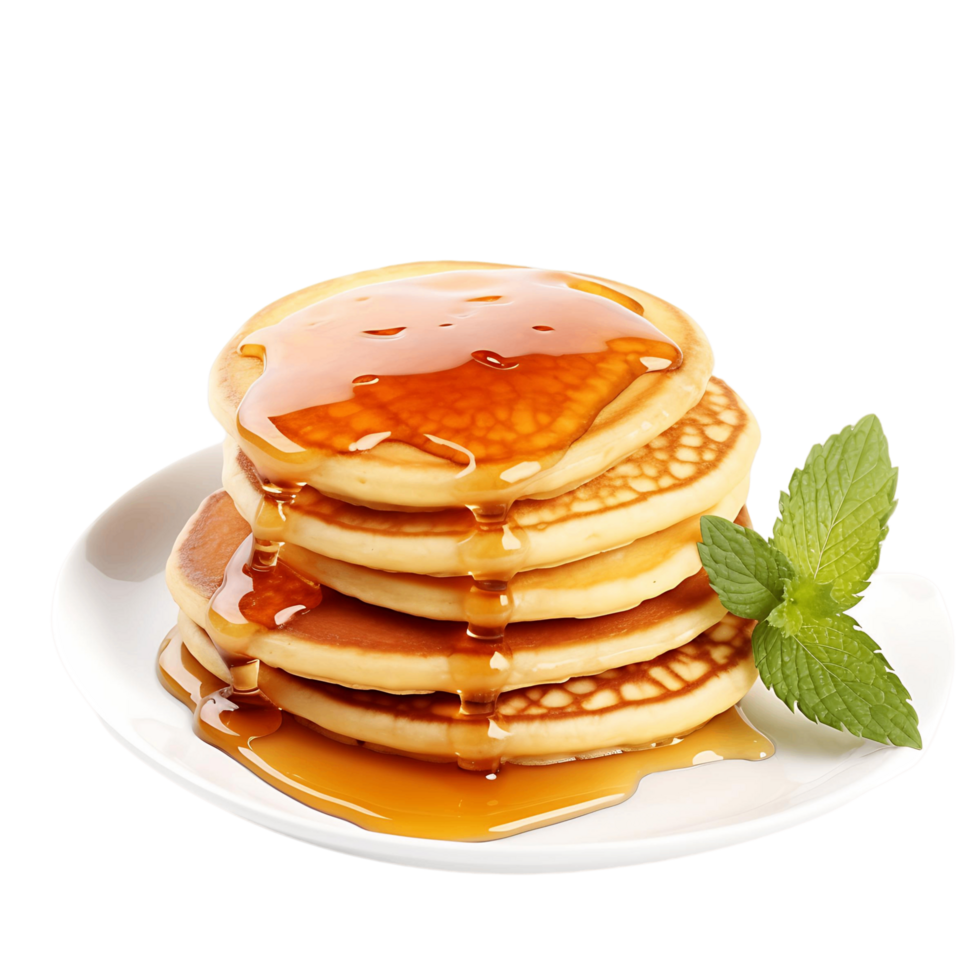 AI generated Clear Background Maple Syrup, Ideal for Varied Culinary Design Contexts png