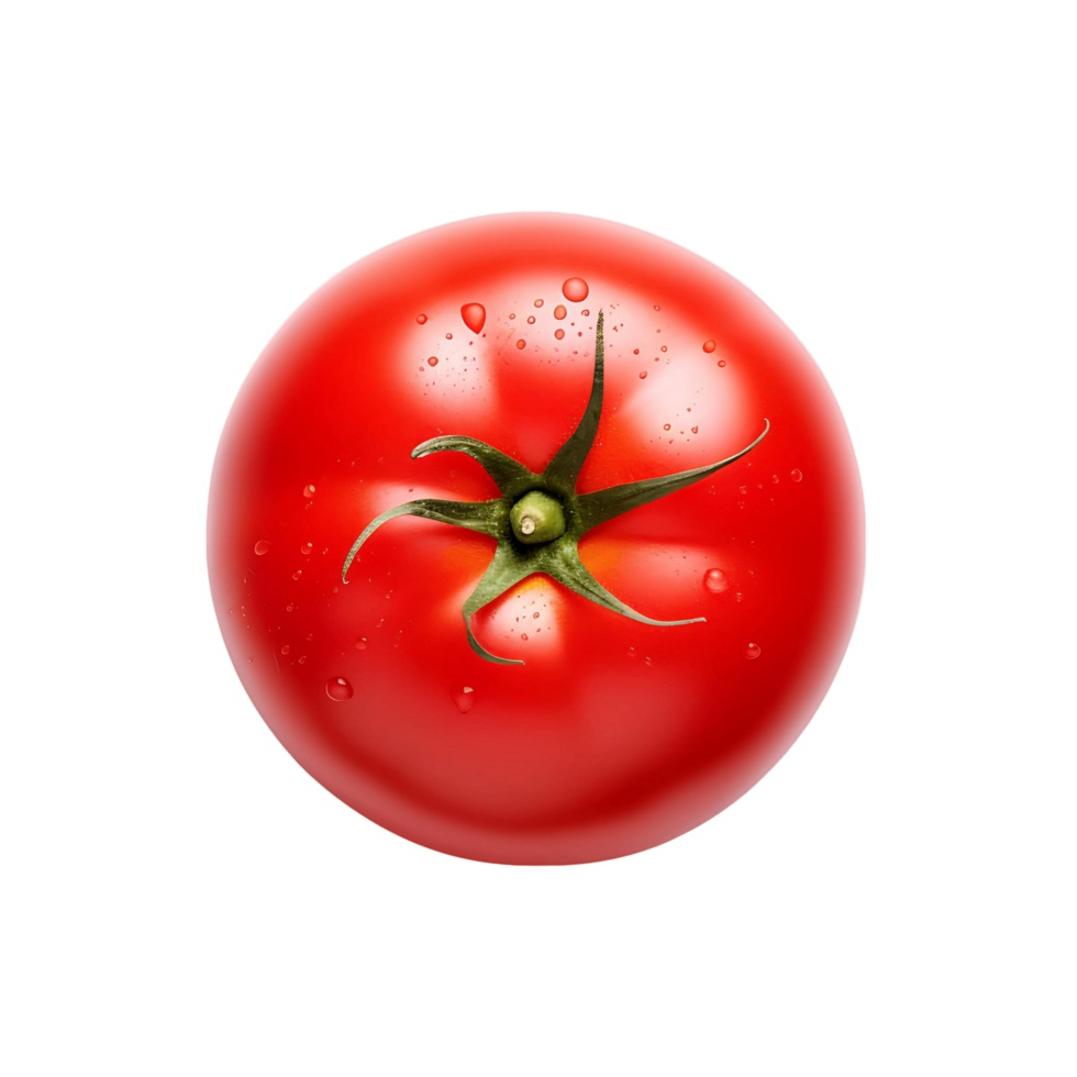 AI generated Clear Cut Tomato Image, Professional and Neat Culinary Graphics Guaranteed png