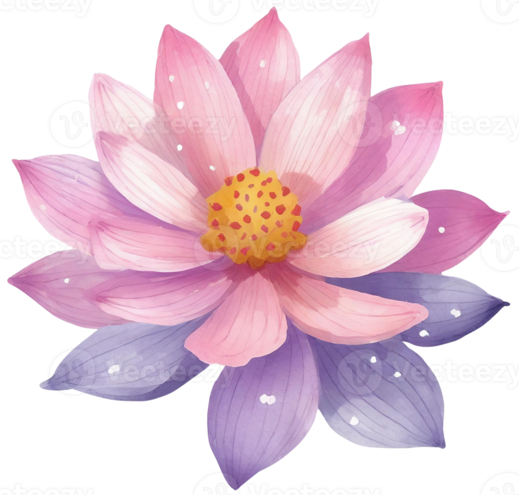 AI generated A lotus, illustration png
