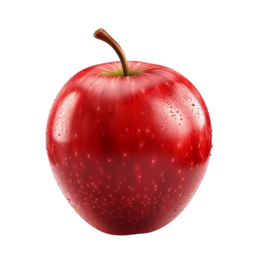 ai généré Frais rouge Pomme png