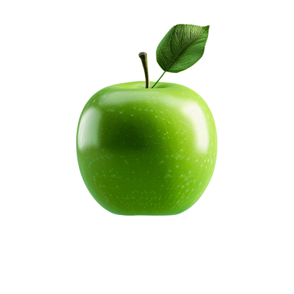 ai généré Frais vert Pomme png