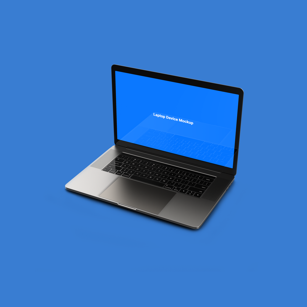 Laptop Device Mockup PSD