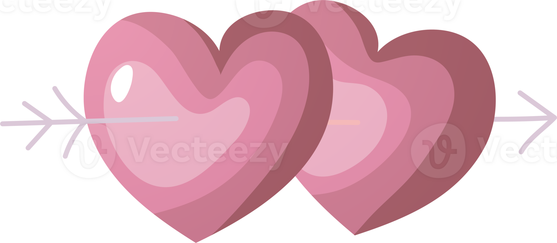 Pink Valentine Element png