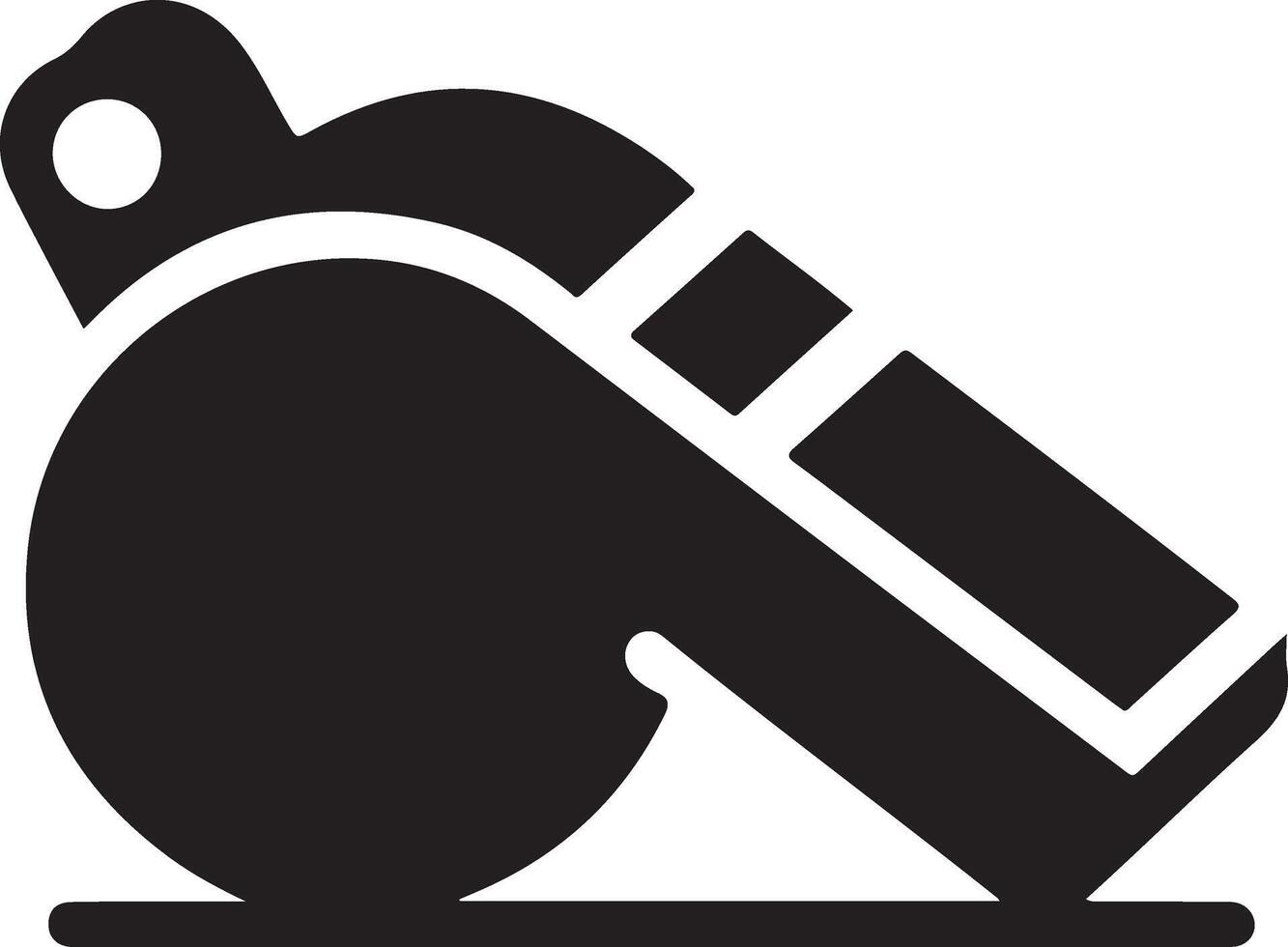minimal Whistle Icon black color silhouette, logo, clipart, symbol, black color silhouette 2 vector
