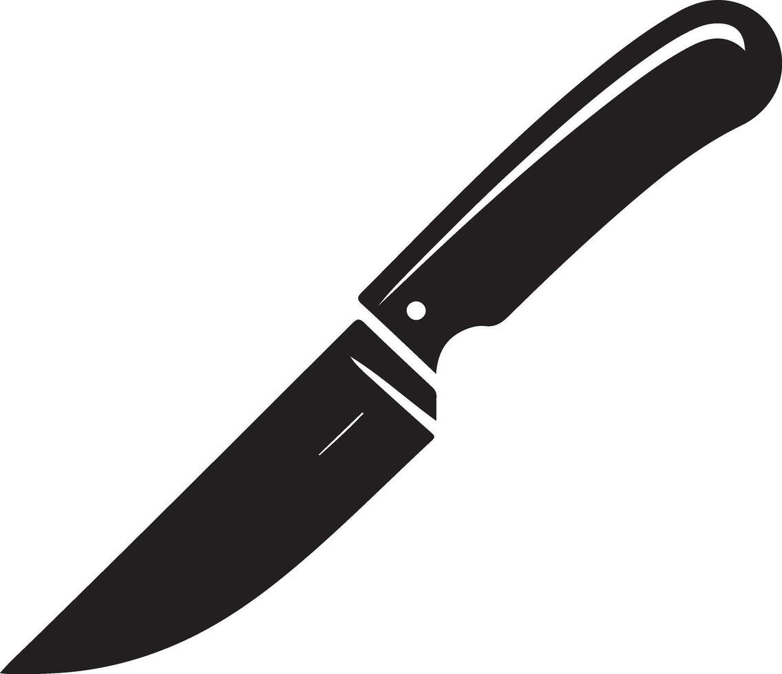 minimal knife icon, clipart, symbol, black color vector silhouette, white background 22