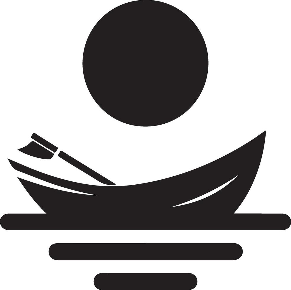 boat vector logo concept icon, clipart, symbol, black color silhouette,  white background 22