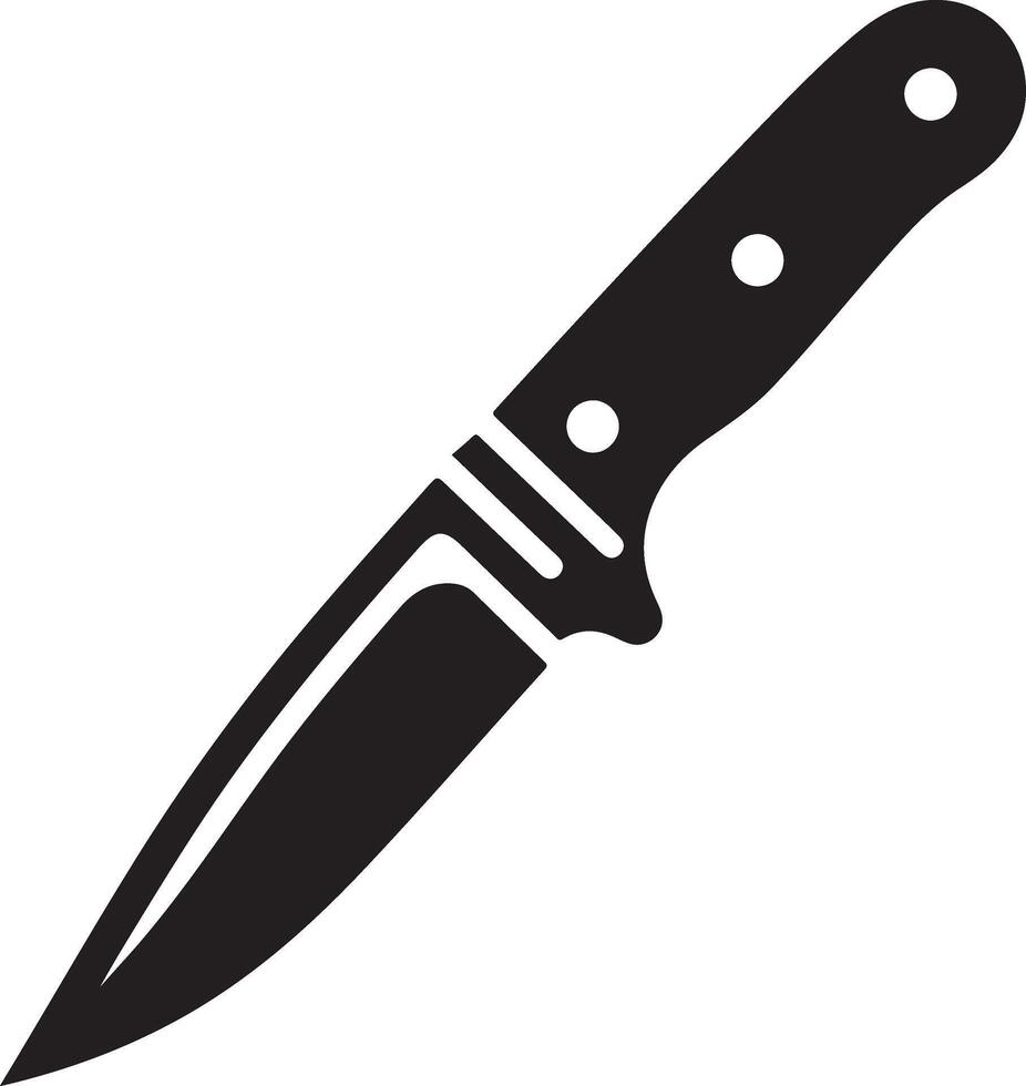 minimal knife icon, clipart, symbol, black color vector silhouette, white background 5