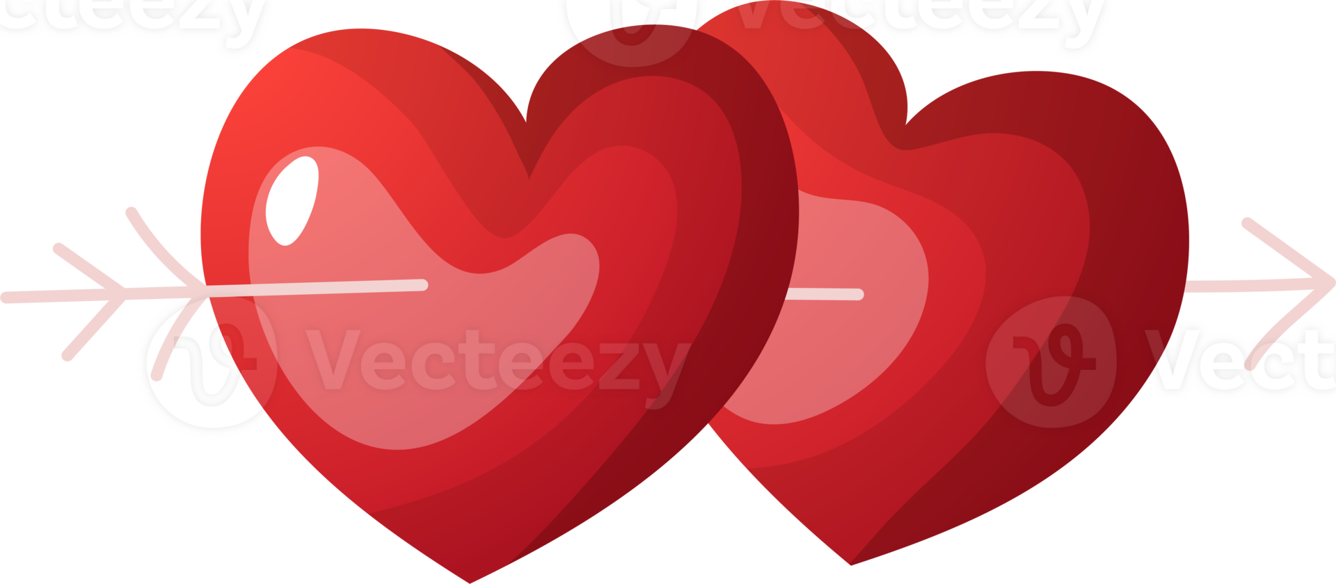 Red Valentine Element png