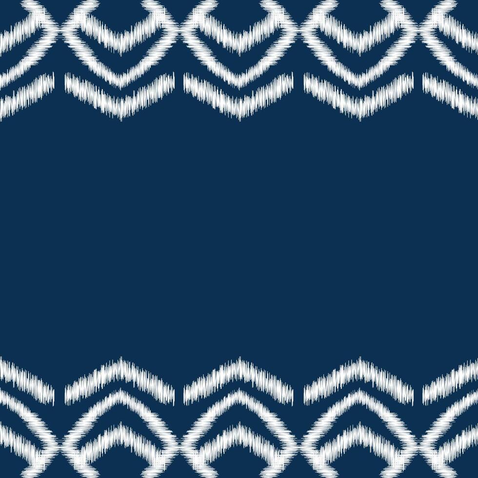 tradicional étnico ikat motivo tela modelo geométrico estilo.africano ikat bordado étnico oriental modelo azul antecedentes fondo de pantalla. resumen,vector,ilustración.textura,marco,decoración. vector