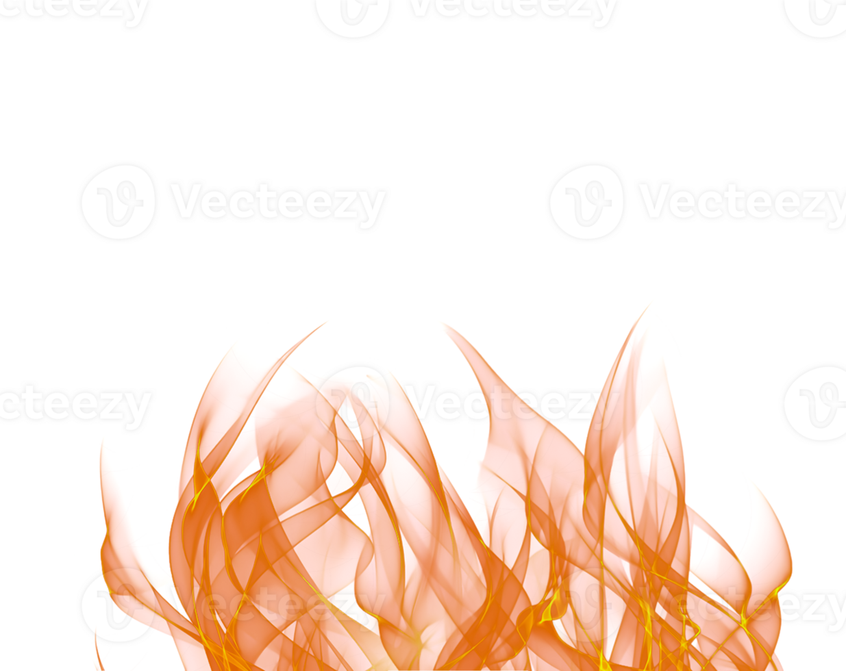 transparent Feuer Flammen isoliert Transparenz Hintergrund png