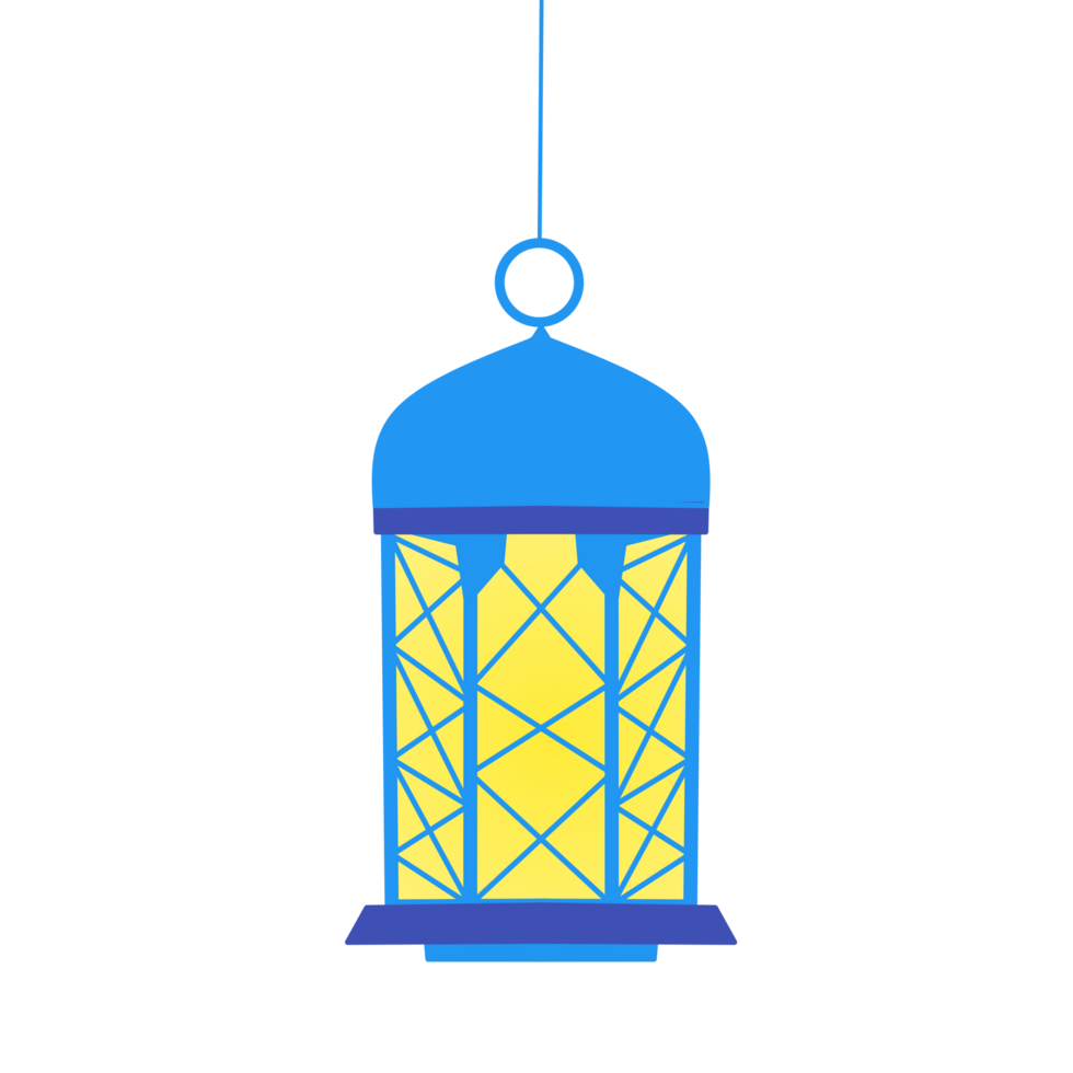 Lanterns that have a blue color png