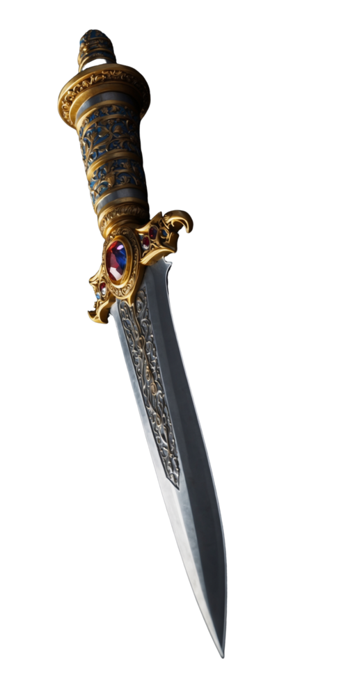 AI generated Imperial dagger classic png