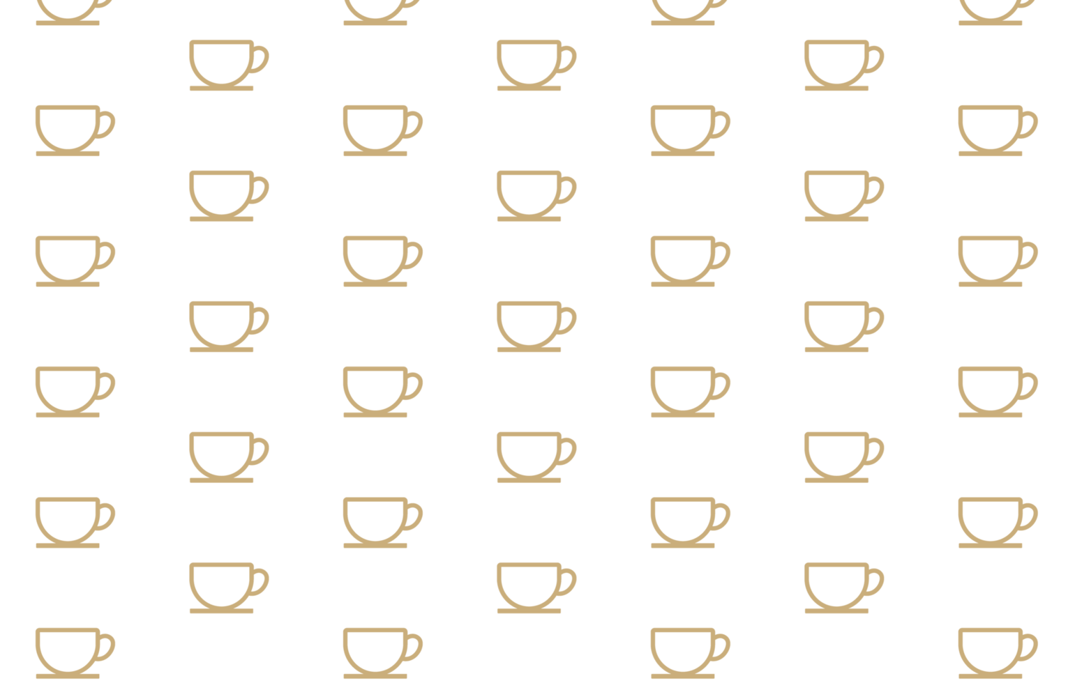 Coffee or Teacups seamless pattern background design png