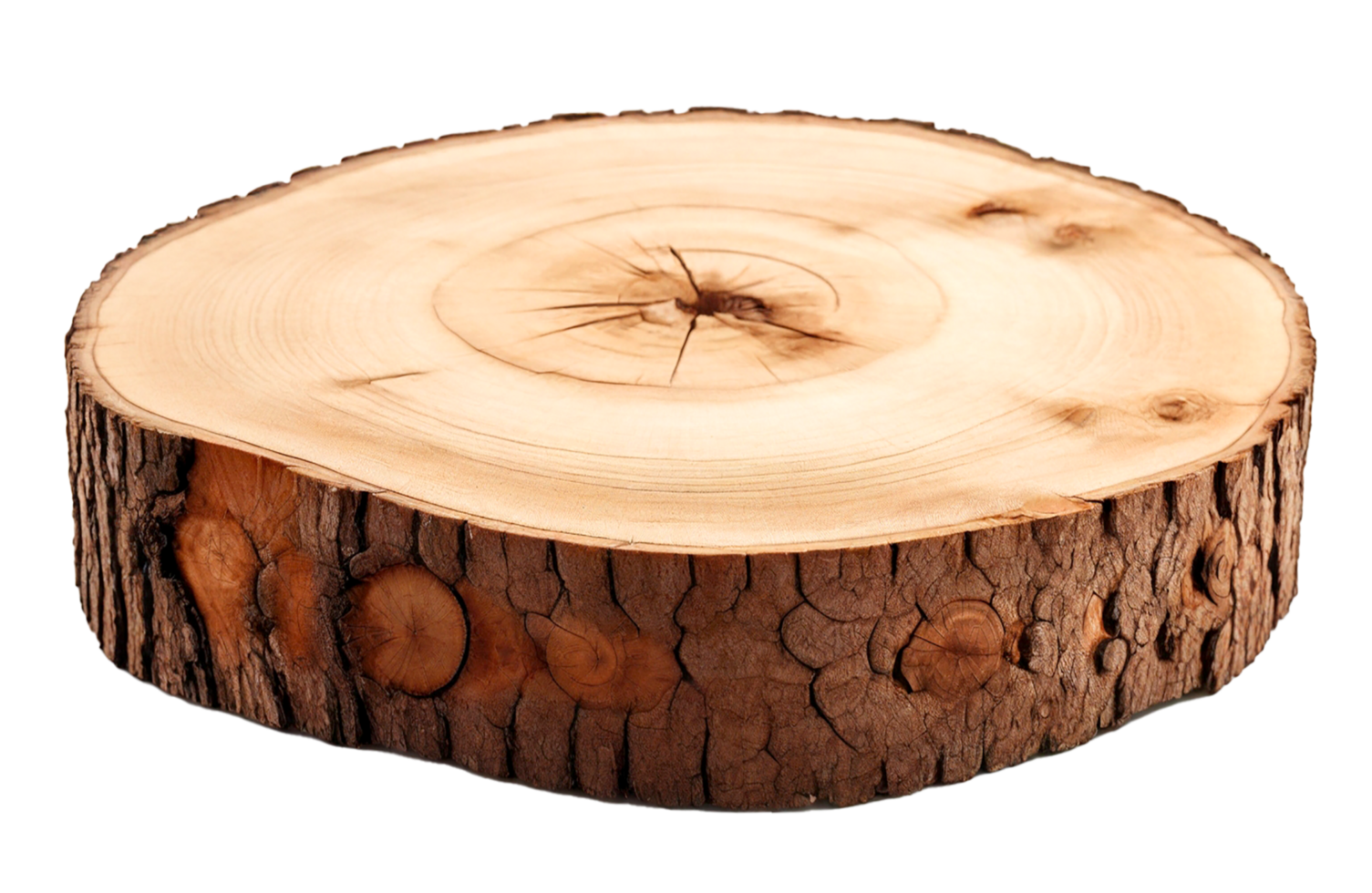 AI generated Log isolated on transparent background png