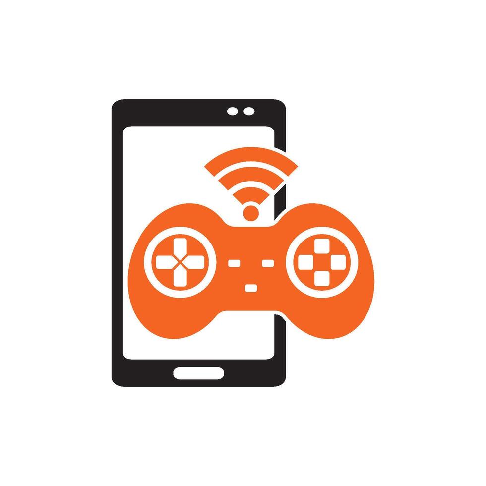 móvil juego logo símbolo icono, vector ilustración diseño
