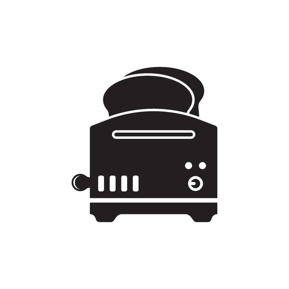 Toaster Icon, Toaster Vector Art Illustration