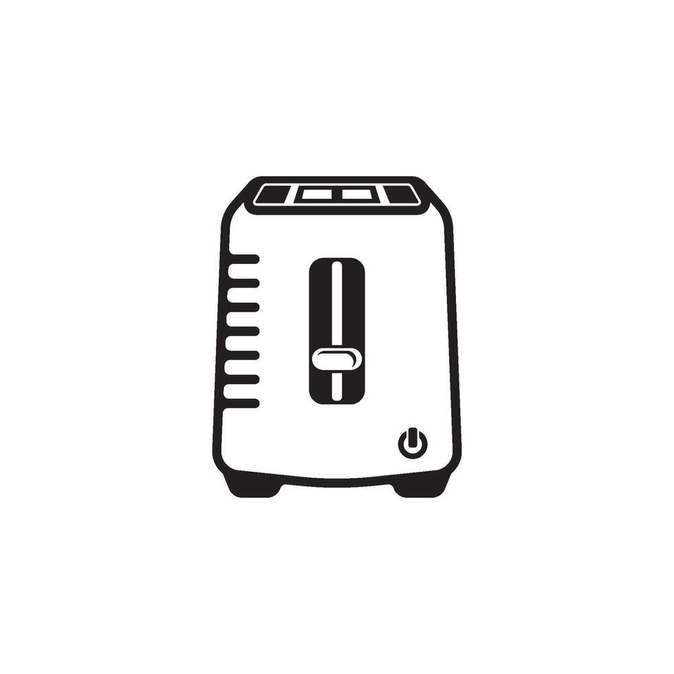 Toaster Icon, Toaster Vector Art Illustration