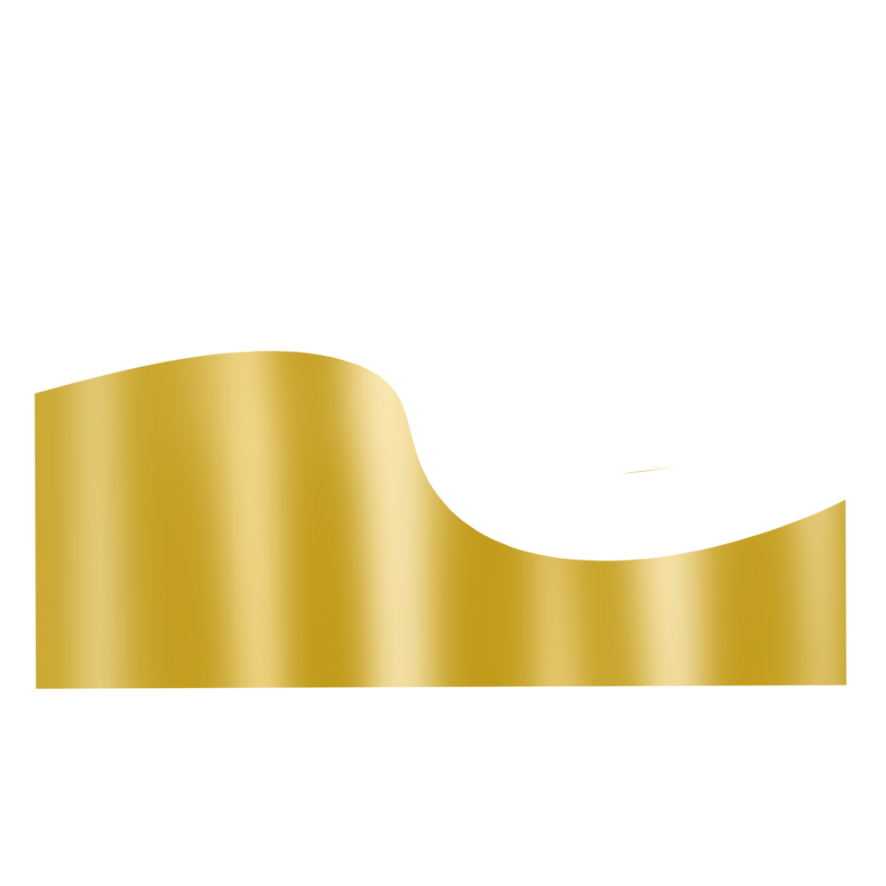 Golden Wave Border png