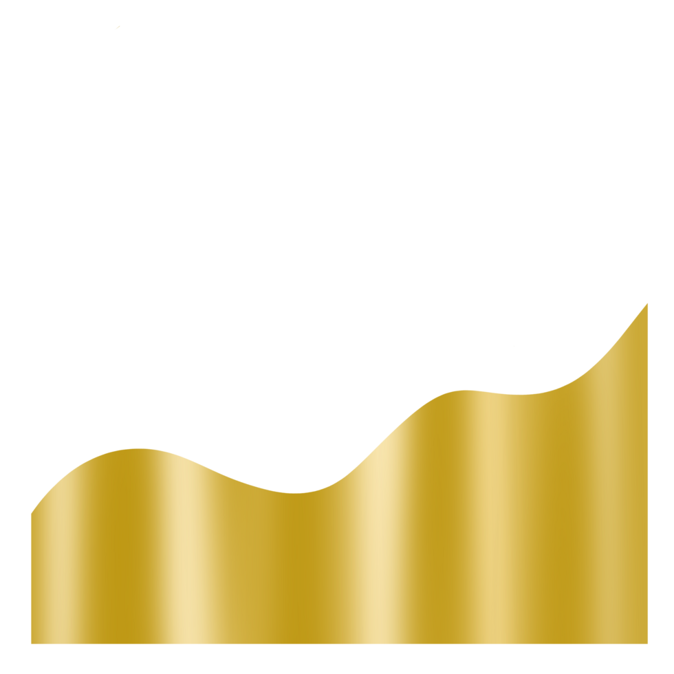 Golden Wave Border png
