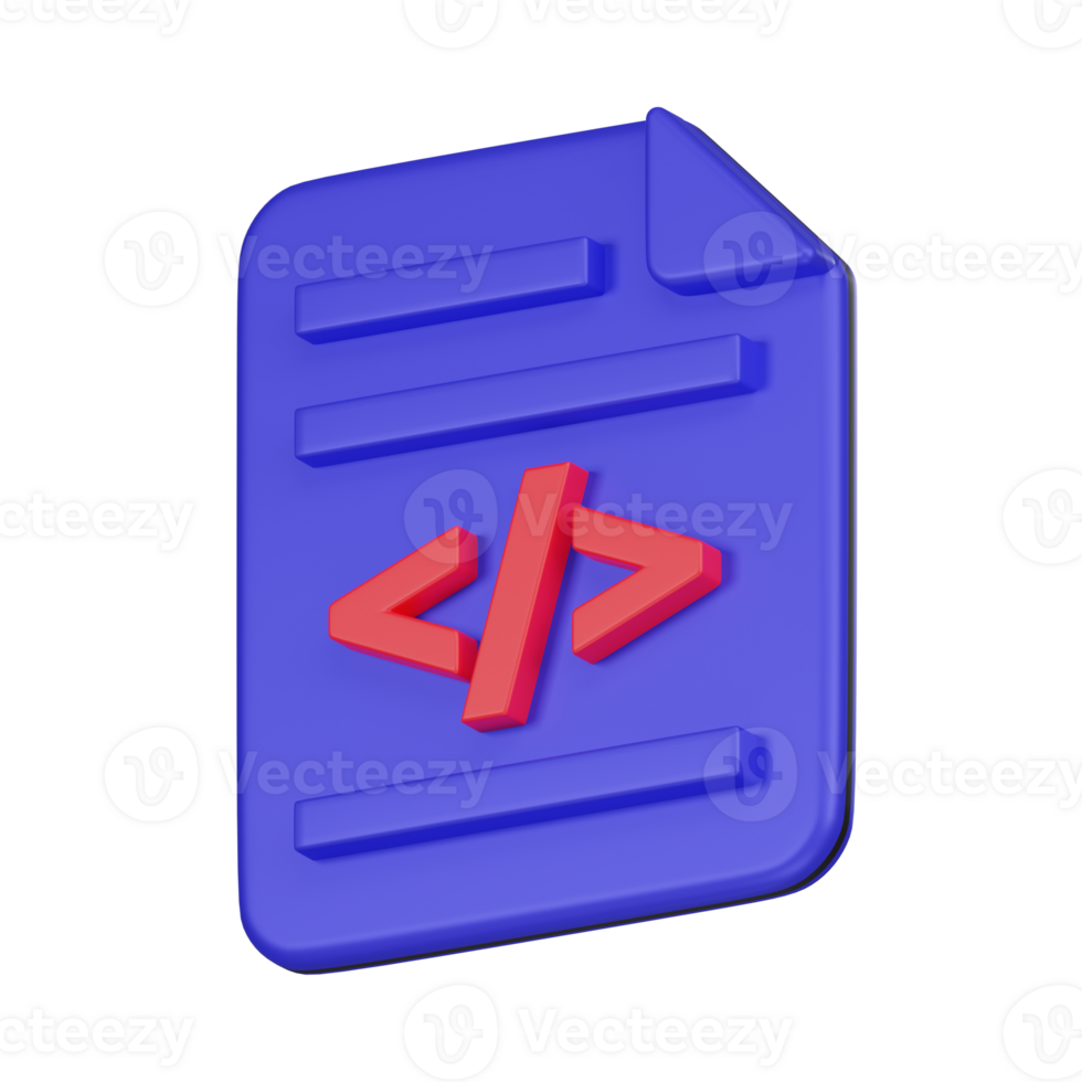 Source Code Template 3d Icon png