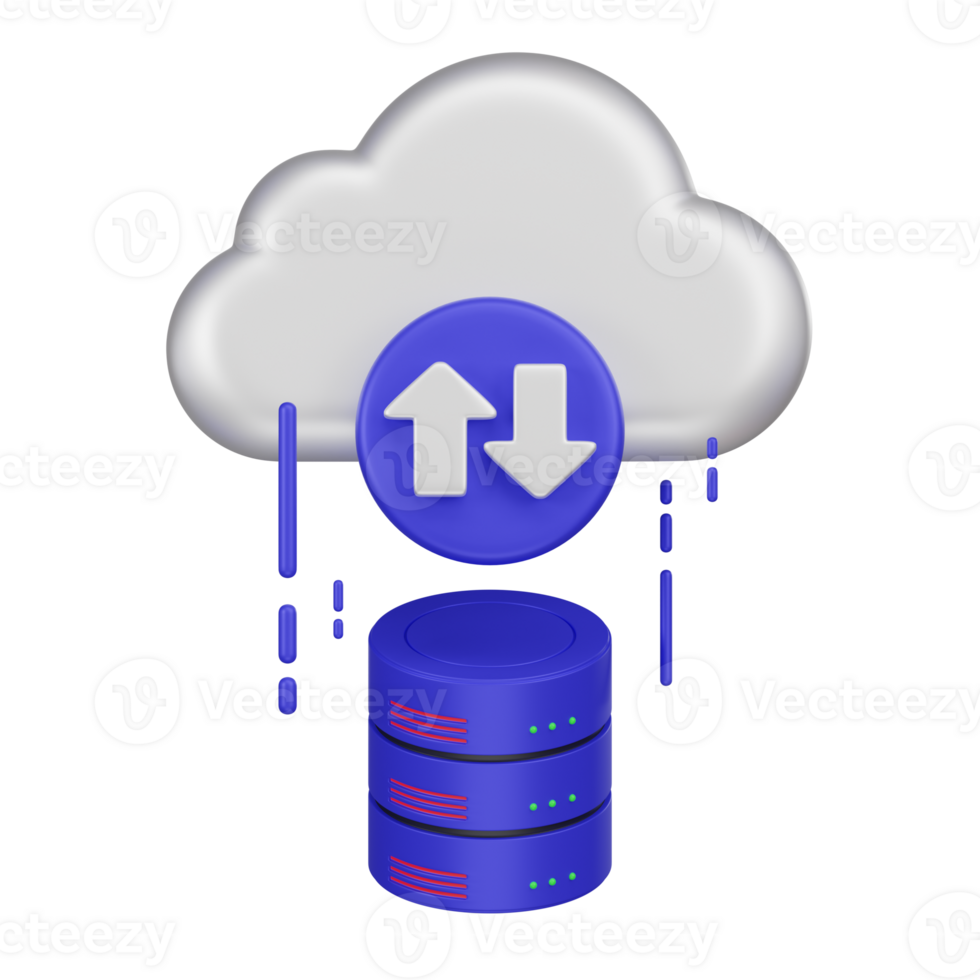 databank wolk backup 3d icoon png