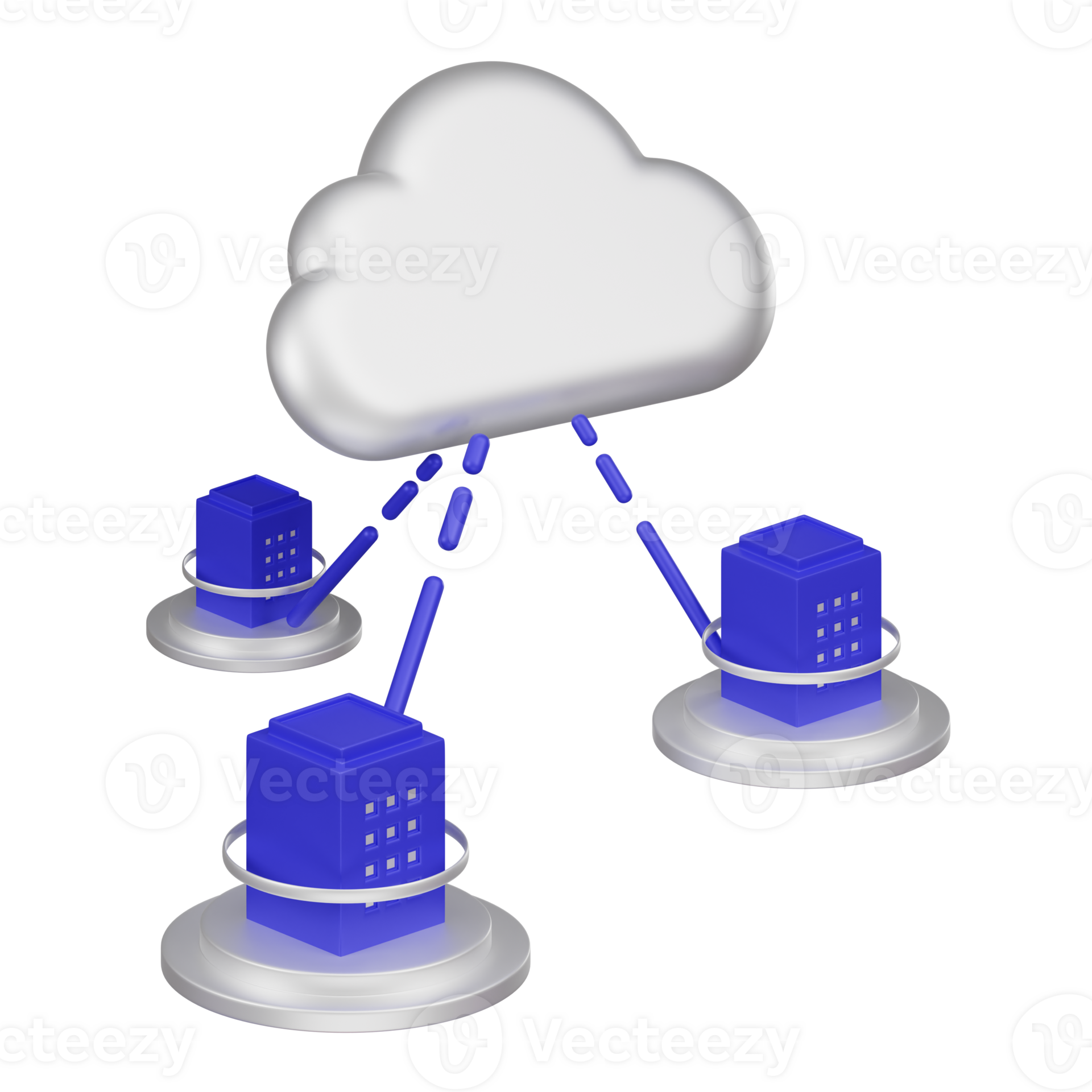 Cloud Edge Site 3d Icon 41309940 PNG