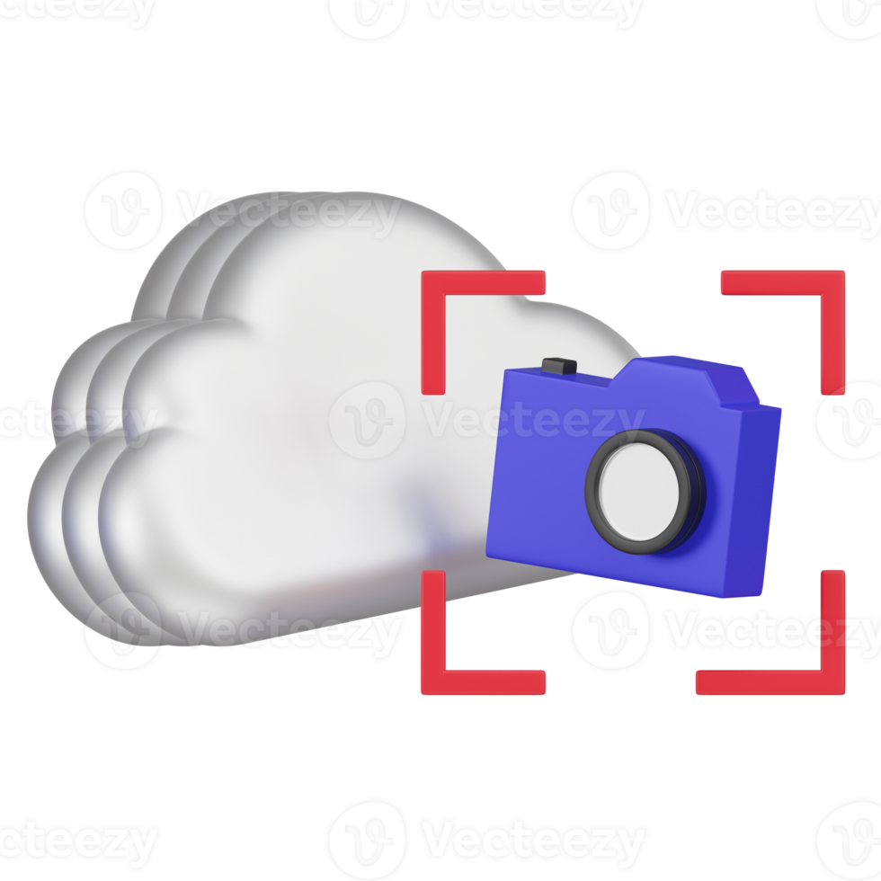 Cloud Snapshot Backup 3d Icon png