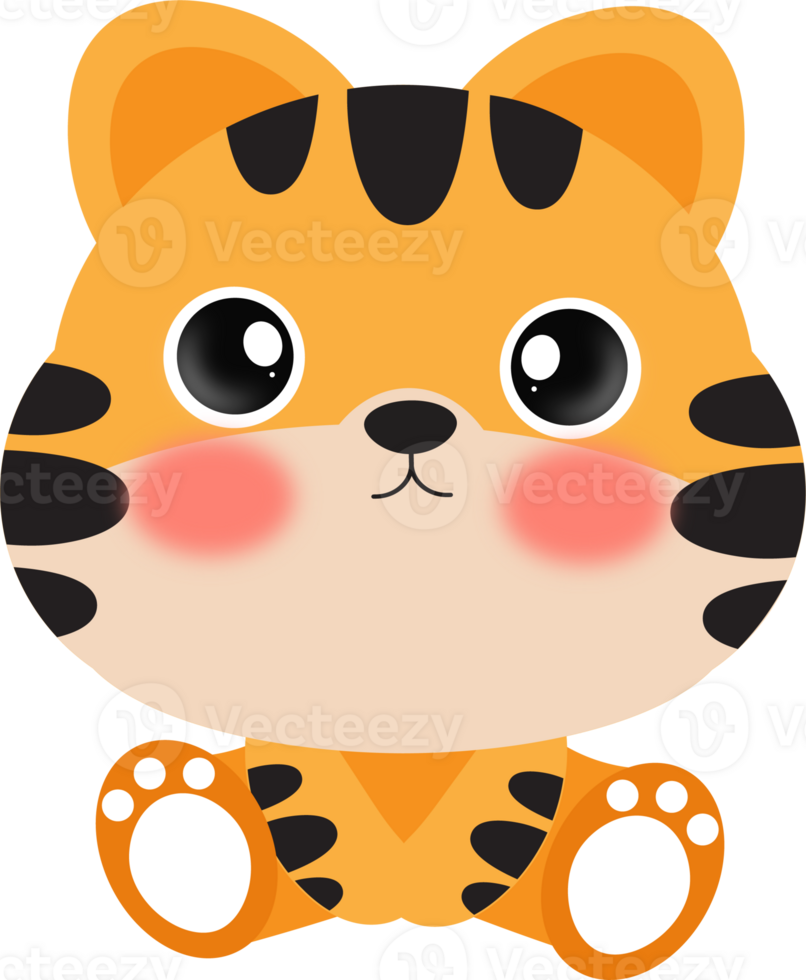 Cute Tiger . png