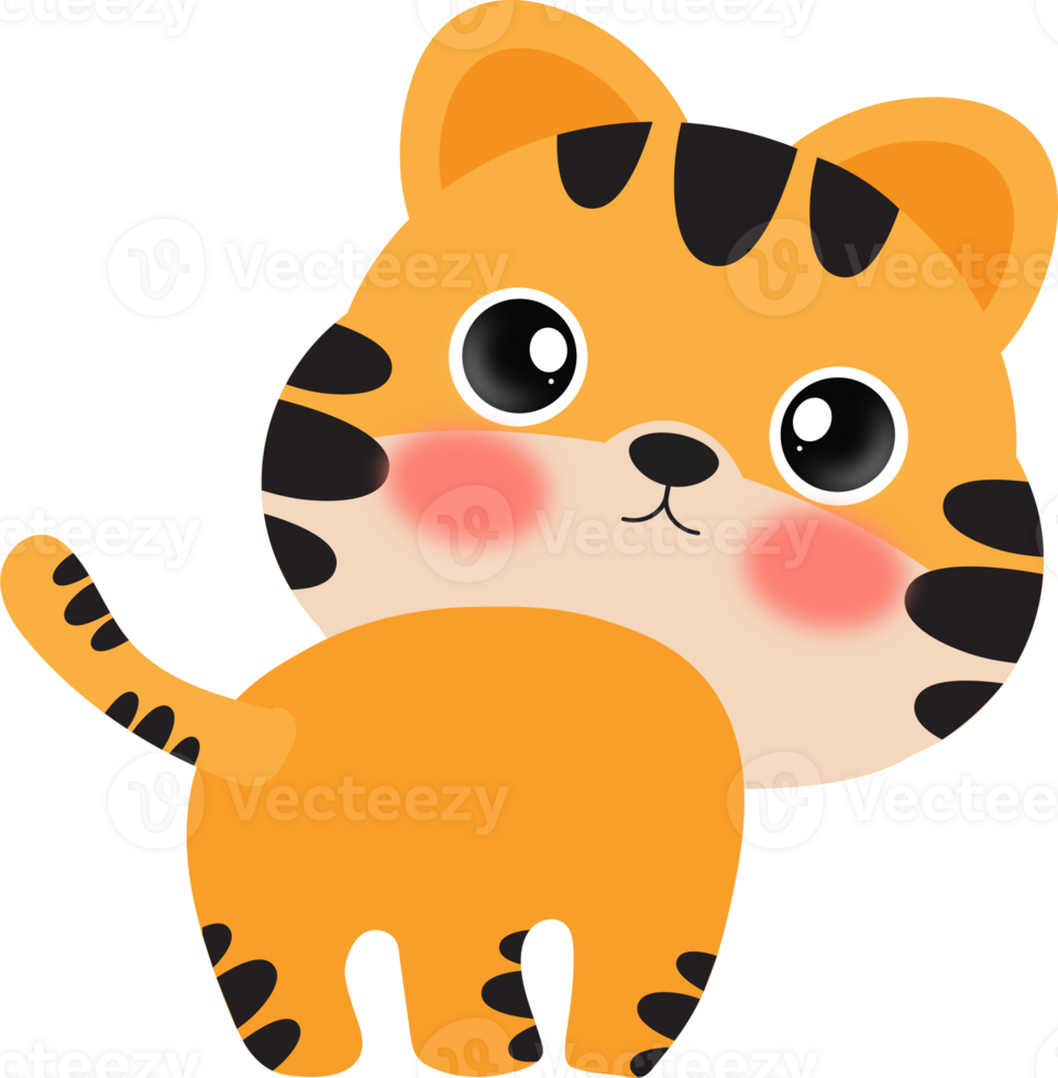 Cute Tiger . png