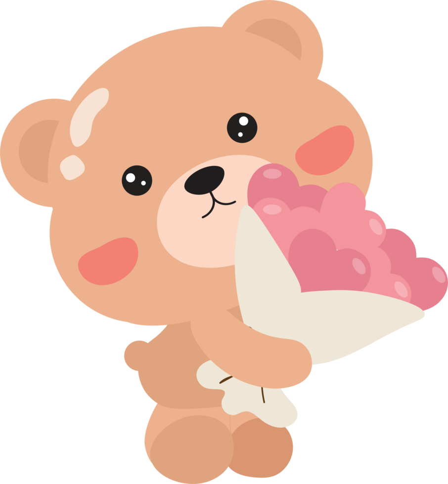 Teddy bear with heart png