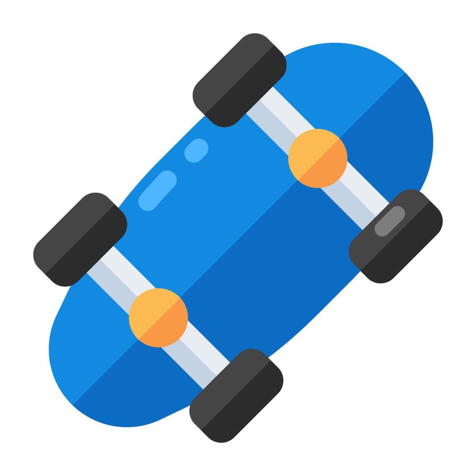 An icon design of skateboard vector