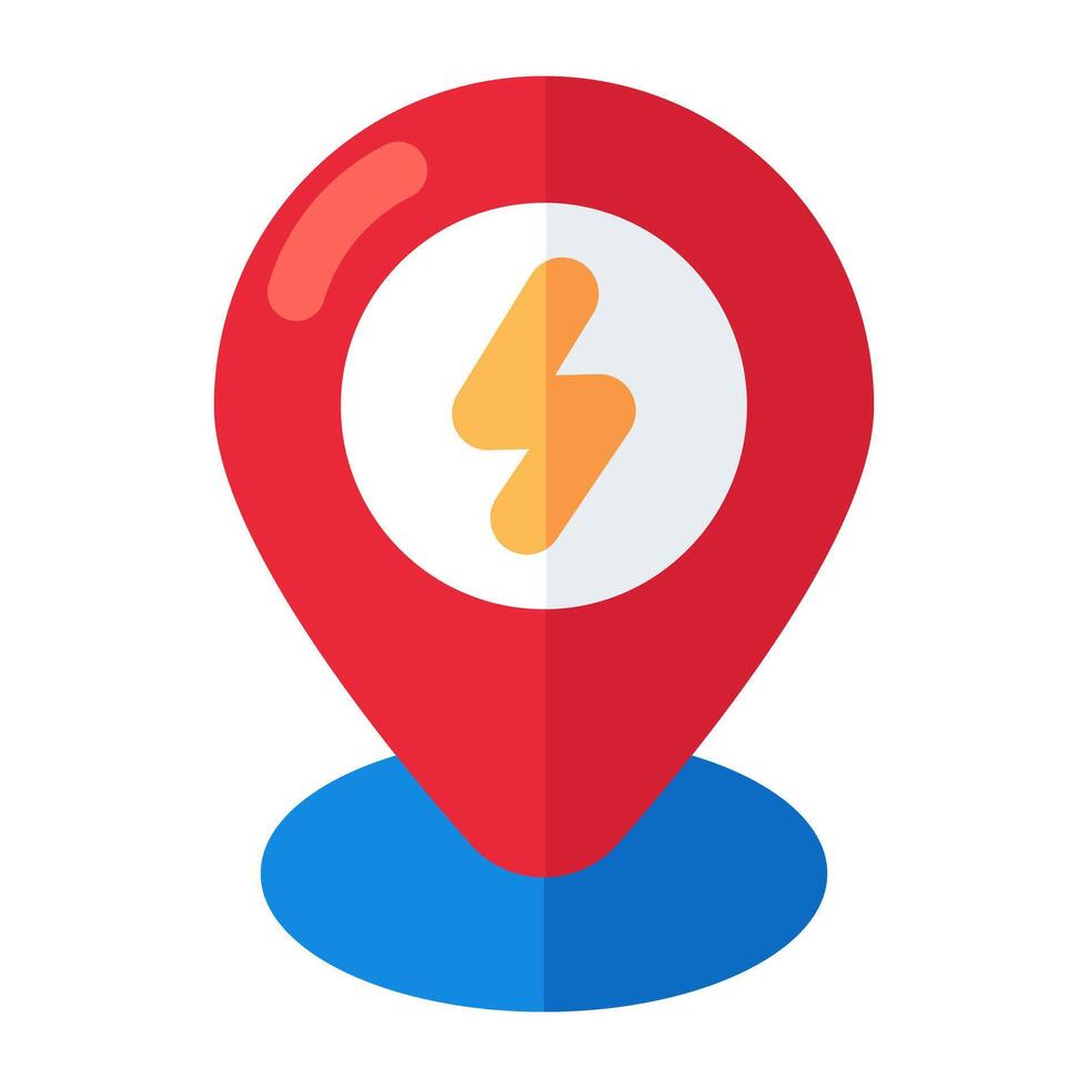Modern design icon of online map vector