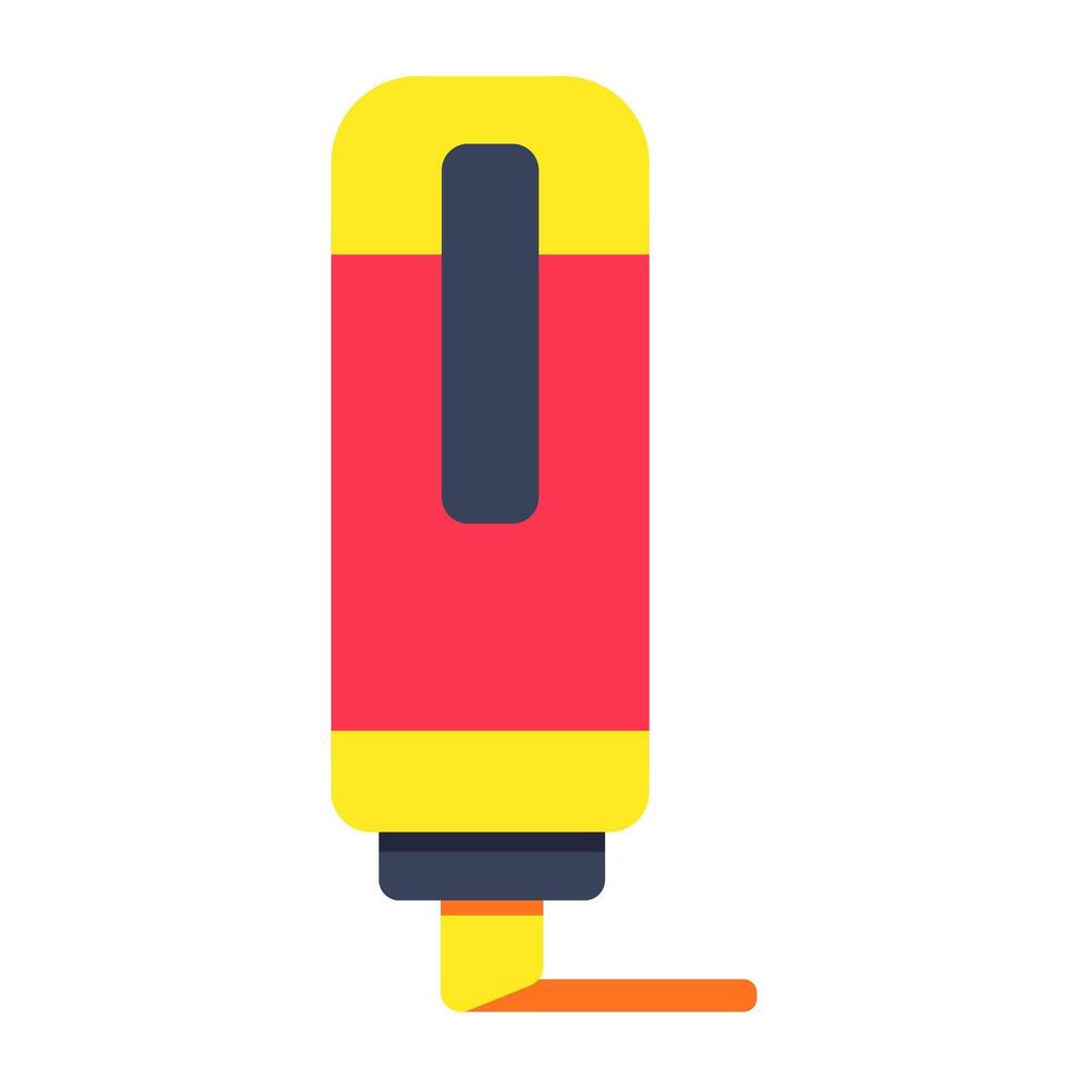 Premium design icon of highlighter vector