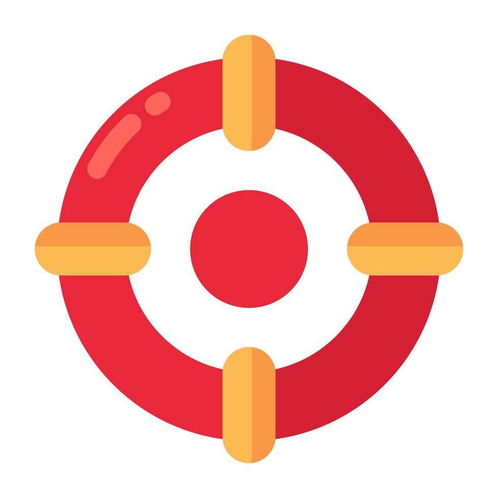 An icon design of focus, editable vector