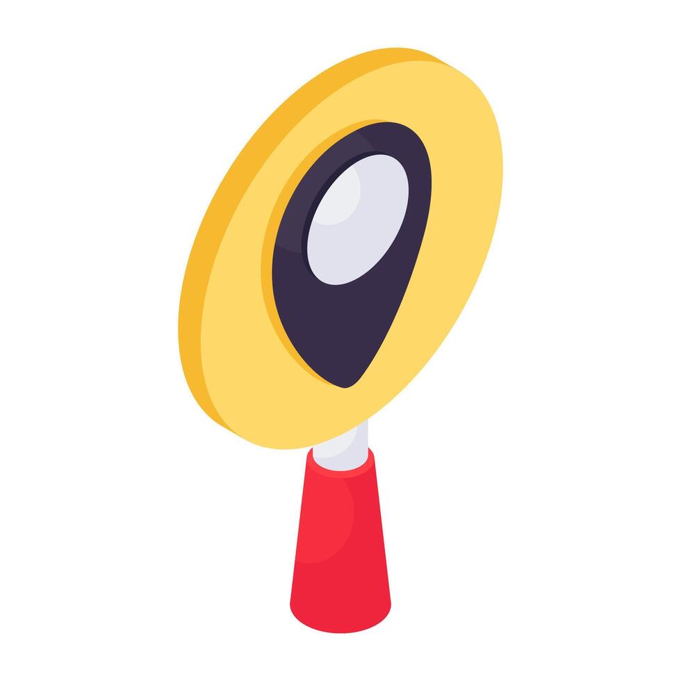 Modern design icon of search location vector