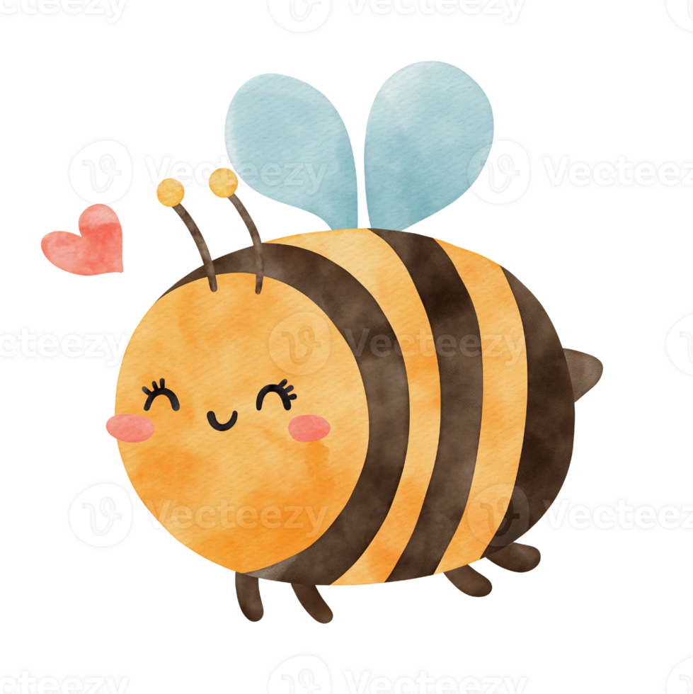 honey bee watercolor png