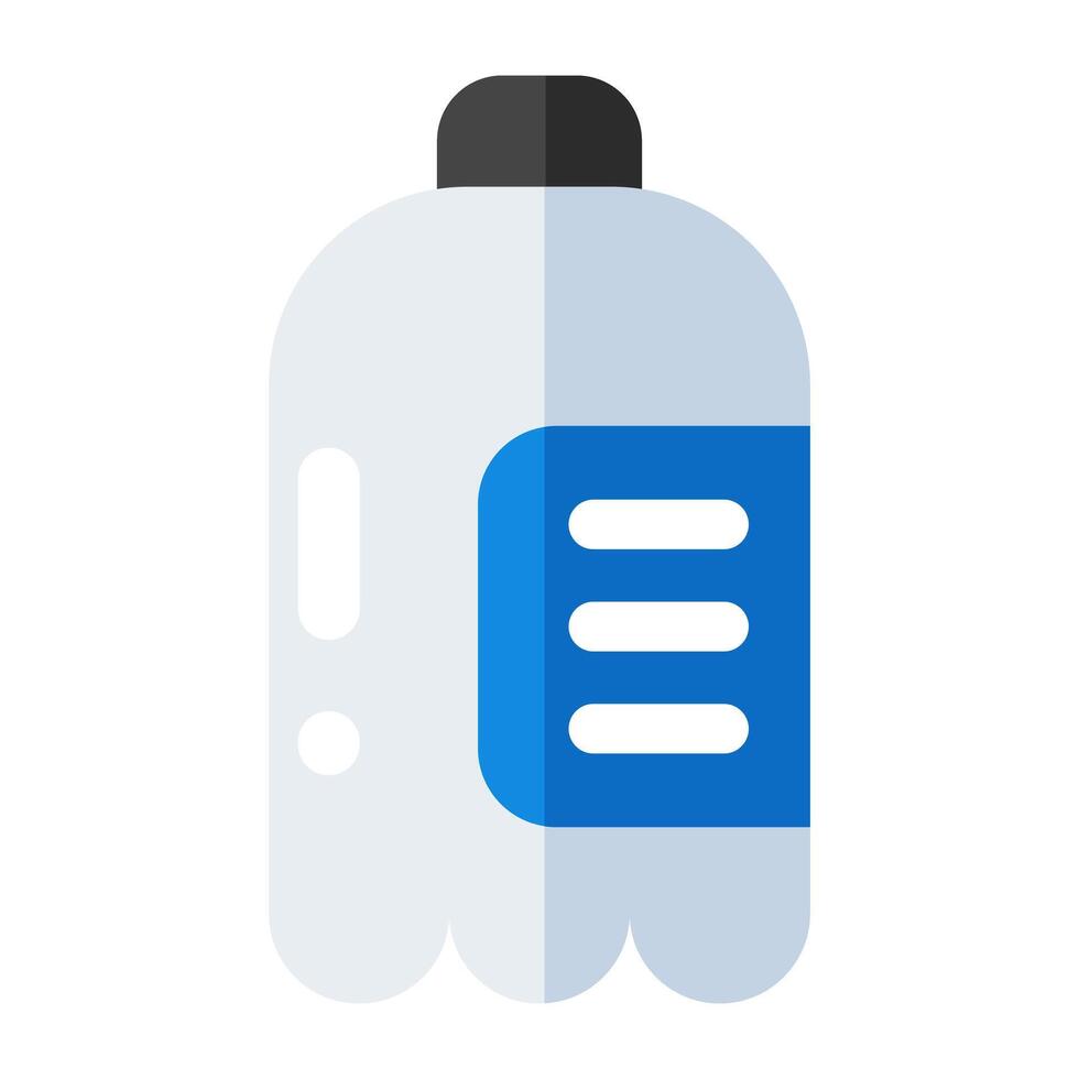 An editable design icon of water bottle vector