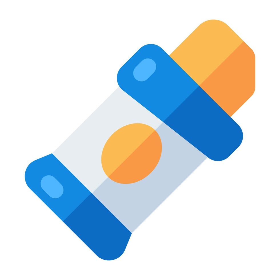 An editable design icon of water bottle vector