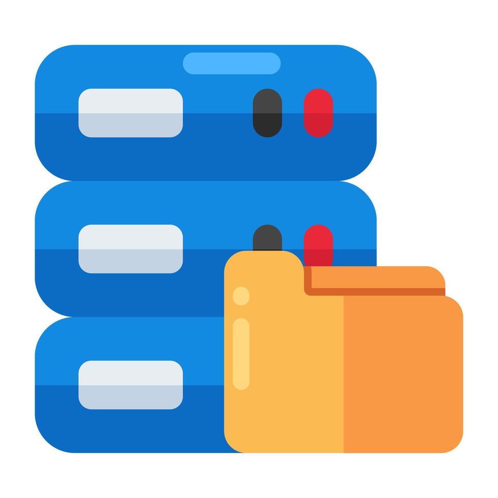 A unique design icon of folder vector