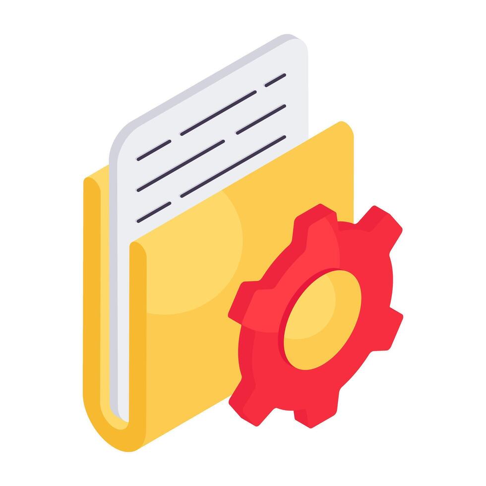 A unique design icon of folder vector
