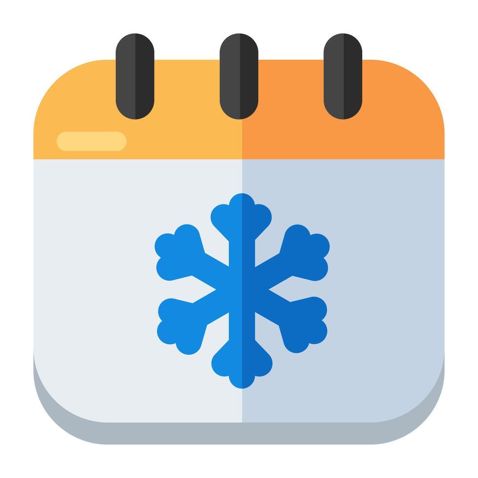 An icon design of spring calendar vector