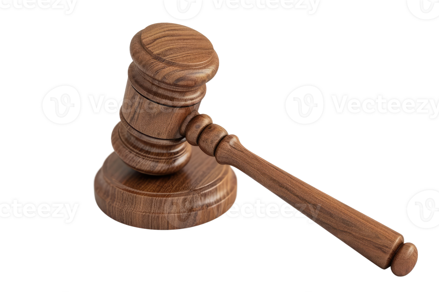 AI generated Gavel isolated isolated on transparent background png