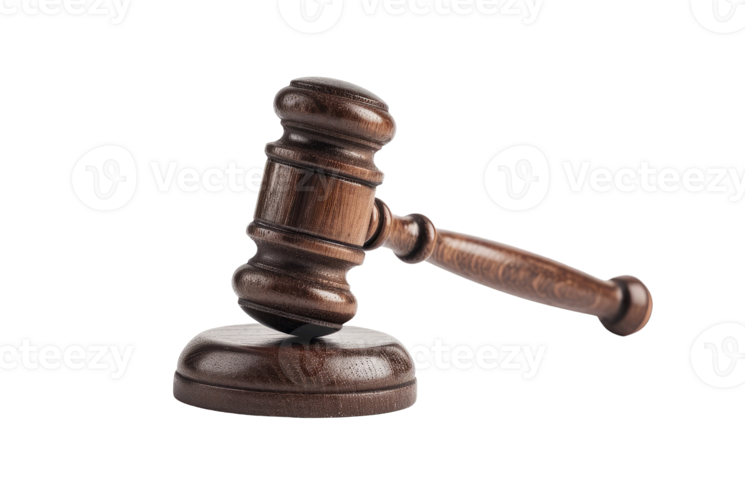 AI generated Gavel isolated isolated on transparent background png