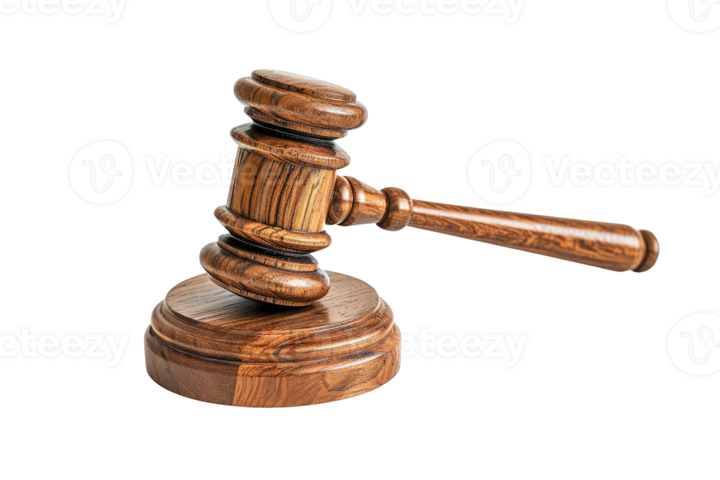 AI generated Gavel isolated isolated on transparent background png