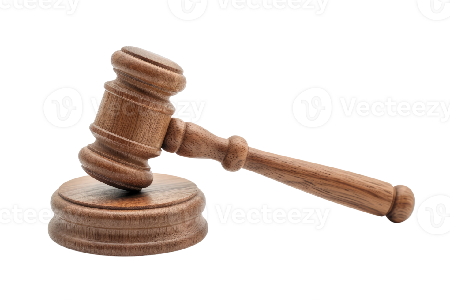 AI generated Gavel isolated isolated on transparent background png