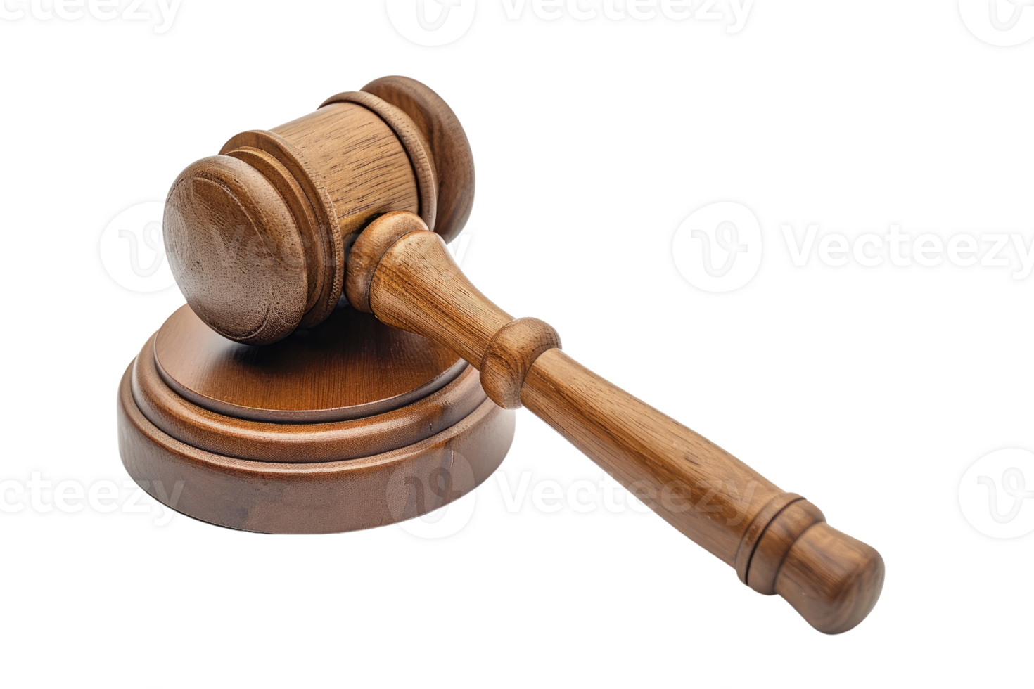 AI generated Gavel isolated isolated on transparent background png