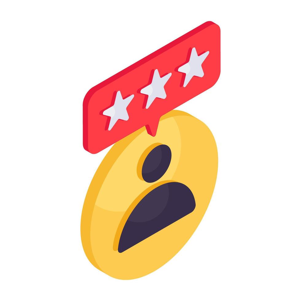 An icon design of ratings available for download vector